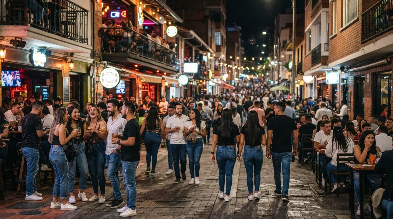 Zona T / El Retiro, Bogotá: where the city dresses up after dark