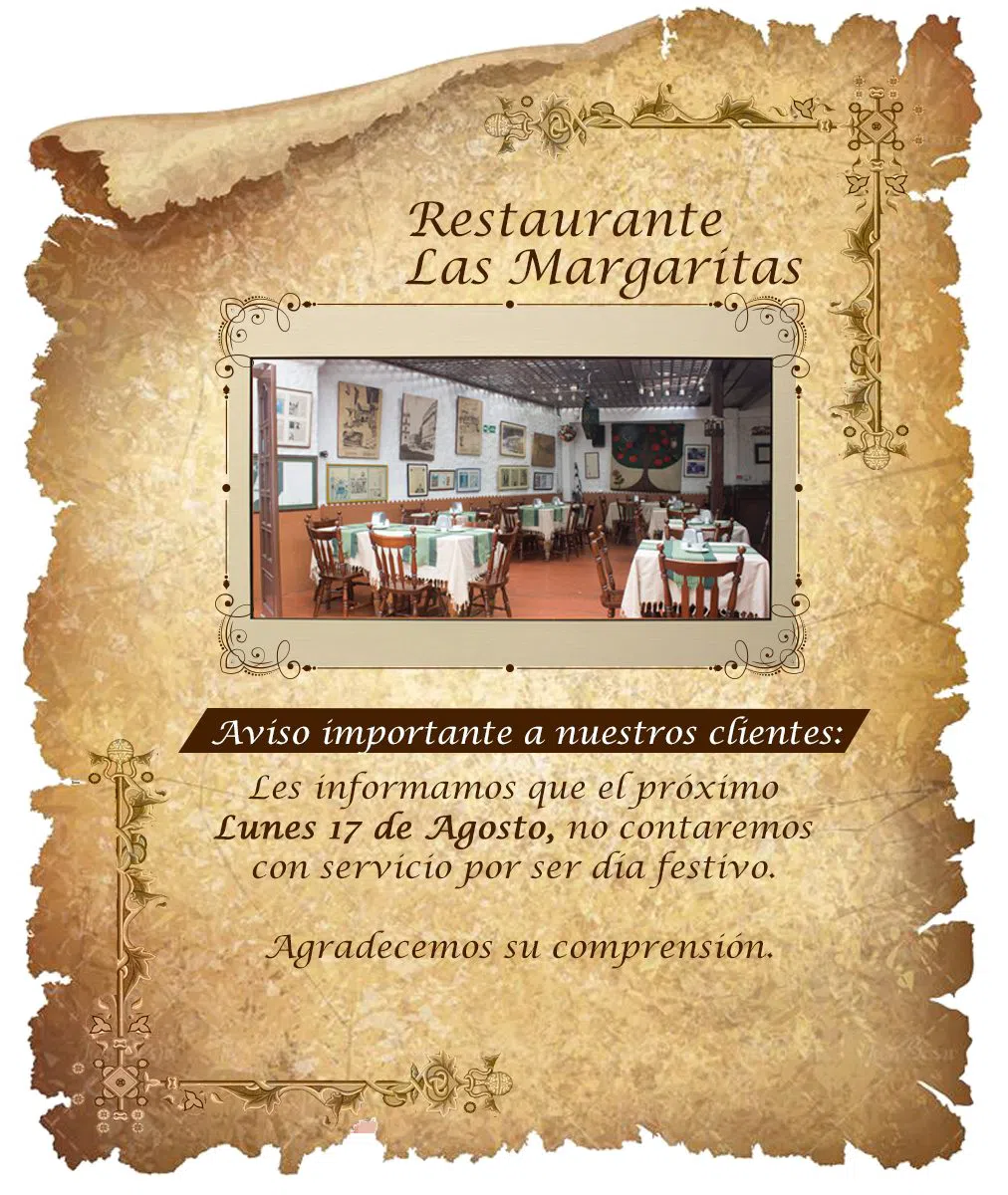 Restaurante Las Margaritas, Bogotá