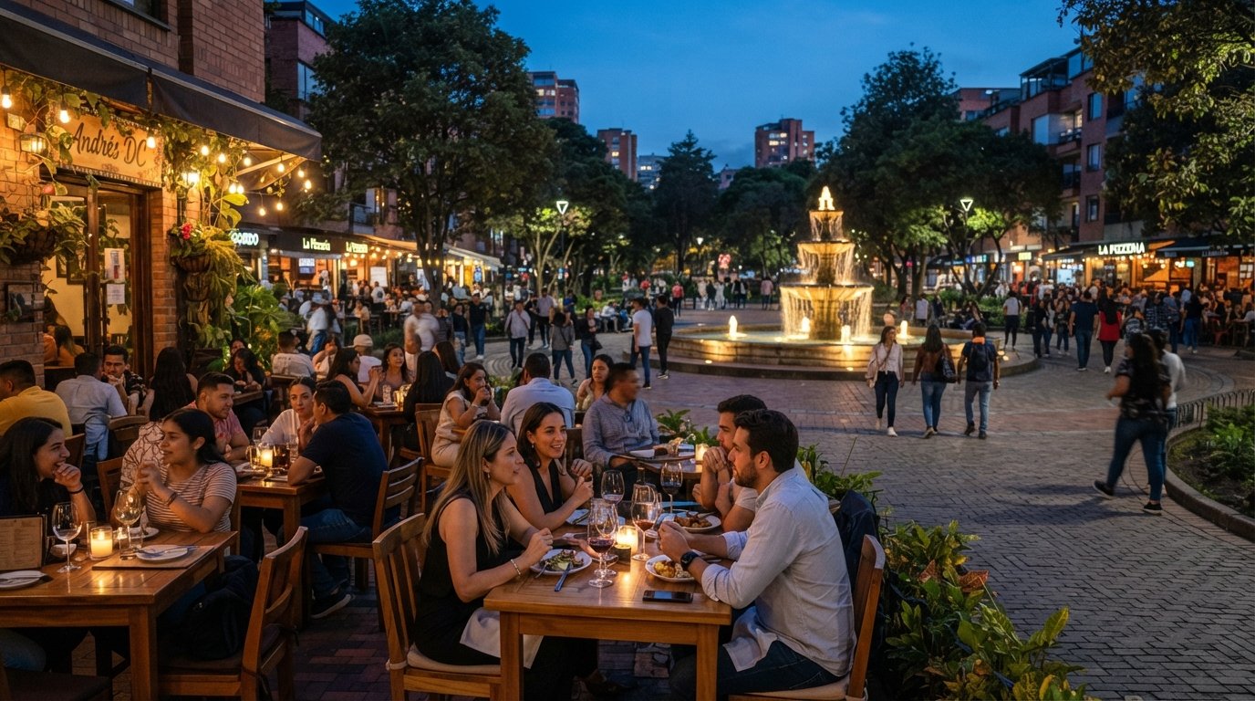 Chicó & Parque 93, Bogotá: terraces, trees and the city’s polished north