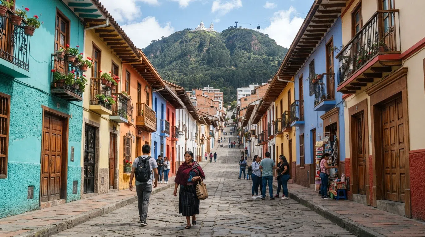 라 칸델라리아, 보고타: 도시가 시작되고 여전히 스스로를 말하는 곳